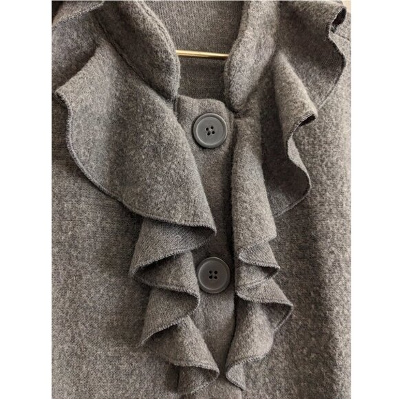 Gap Ruffle Wool Blend cape - Picture 3 of 6